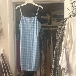 Floerns Women's Plaid Print Mini Cami Bodycon Dress